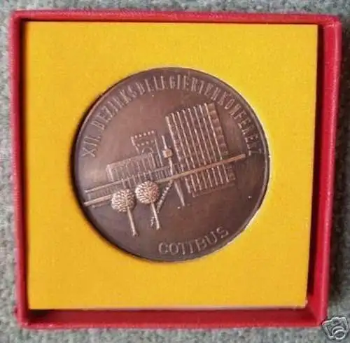 Schöne DDR Medaille 30 Jahre SED Cottbus 1976