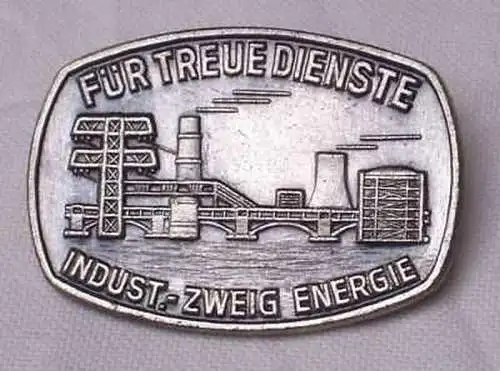 DDR Abzeichen für treue Dienste Industriezweig Energie