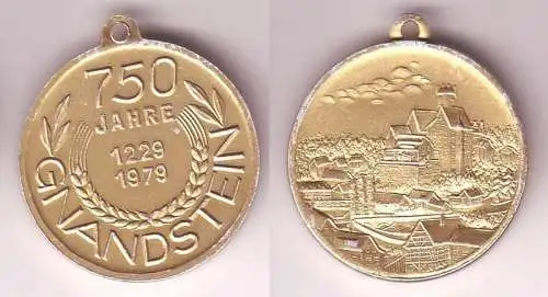 DDR Medaille 750 Jahre Gnandstein 1229-1979 (108571)