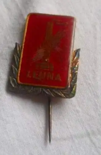 DDR Ehrennadel VEB Leuna Werk in Bronze