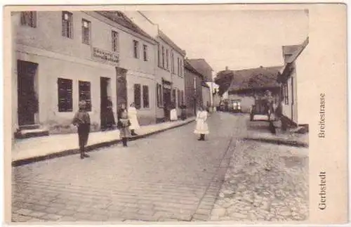 24915 Feldpost Ak Gerbstedt Breitestraße Bäckerei 1916