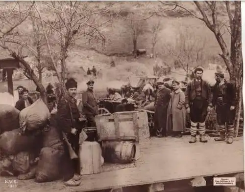 106468 großes Original Propaganda Foto "Balkan bulgarische Station" 1. Weltkrieg