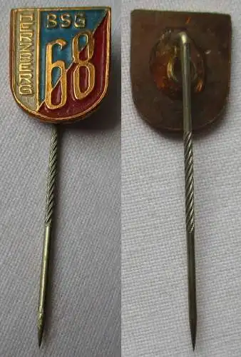 DDR Sport Anstecknadel Mitgliedsabzeichen BSG 68 Herzberg (136809)