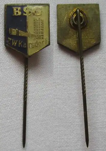 DDR Sport Anstecknadel Mitgliedsabzeichen BSG ZW Karsdorf (143607)