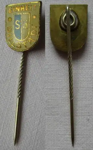 DDR Sport Anstecknadel Mitgliedsabzeichen SG Einheit Dillstädt (143671)