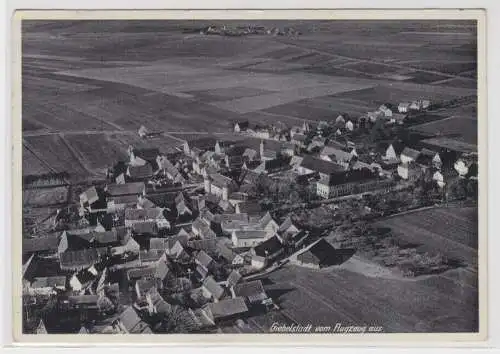 98003 Ak Giebelstadt vom Flugzeug aus 1936