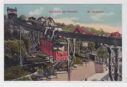 92269 Ak Loschwitz bei Dresden die Schwebebahn um 1910