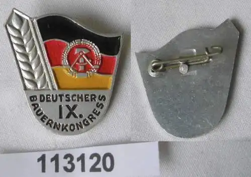 Seltenes DDR Abzeichen X.Deutscher Bauernkongress (113120)