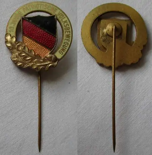 Seltenes DDR Abzeichen 10 Jahre patriotische Volksbewegung (129802)