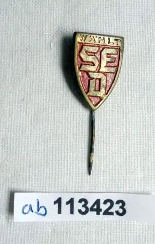 DDR Anstecknadel "Wählt SED" (113423)