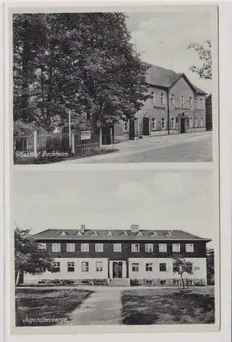 99804 AK Gasthof Buchheim, Inh. Heinrich Heinrici, Sommerfrische, Pension 1942