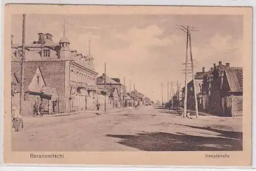 13815 Ak Baranowitschi Baranawitschy Барановичи Hauptstraße 1916