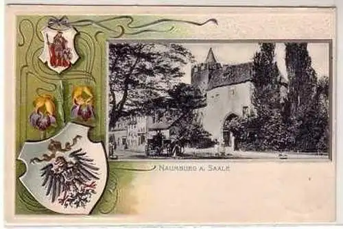 41052 Passpartout Ak Naumburg an der Saale 1909