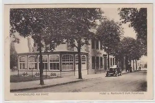 42104 Ak Blankenburg am Harz Hotel zum Forsthaus 1927