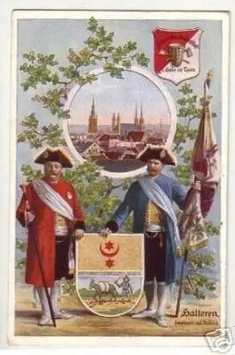 19047 Ak Halle a.d.Saale Salzmünder Brüderschaft 1908