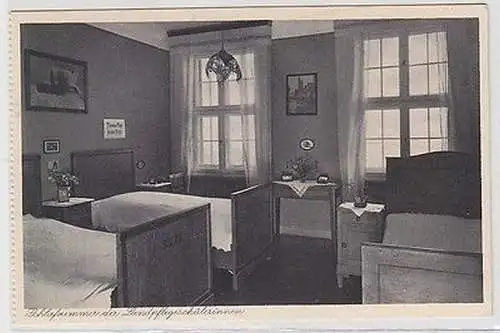 62522 Ak Sangerhausen Mutterhaus d. Dt. Landpflegeverbandes Schlafzimmer um 1940