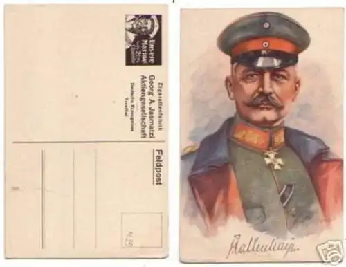 03712 Reklame Ak General von Falkenhausen um 1915