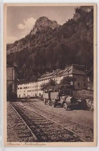 52568 AK Brauerei Kaltenhausen - Bergpanorama, Kraftwagen 1930