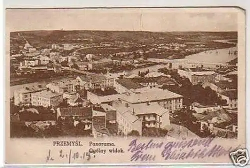 29555 Ak Przemysl Karpatenvorland Panorama 1915