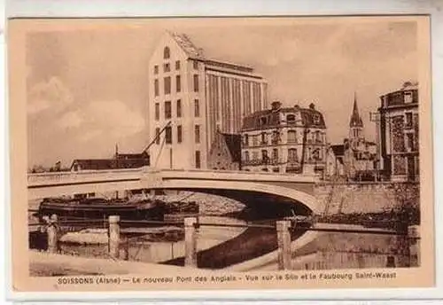 54765 Ak Soissons Frankreich France Aisne Le Nouveau Pont des Anglais um 1915