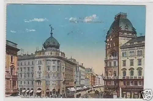 32020 Ak Budapest Rakoczistraße um 1920