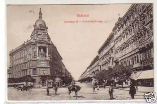 31039 Ak Budapest Ungarn Andrassy Strasse 1911