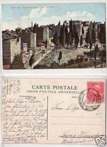 26843 Ak Österreichische Post Türkei Constantinopel1909