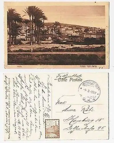 66517 Ak mit Feldpoststempel Türkei Feldpost Militär Mission A.O.K.4. 1917