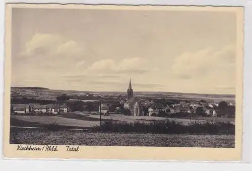 89218 Feldpost Ak Kirchheim im Rheinland Totalansicht 1942