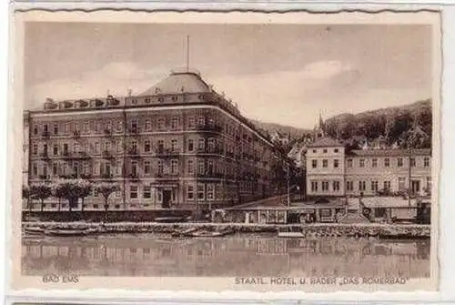 48990 Ak Bad Ems Hotel u. Bäder "Das Römerbad" um 1930