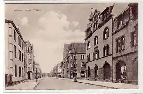 43648 Ak Landau in Pfalz Kaiserstraße aus um 1920