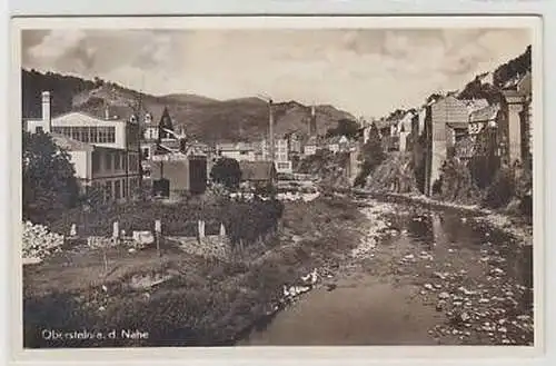 43155 Foto Ak Oberstein an der Nahe Totalansicht 1940