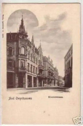 09127 Ak Bad Oeynhausen Klosterstrasse um 1900