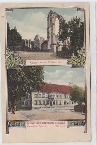 69827 Mehrbild Ak Walkenried Goldener Löwe mit Pensionshaus 1911