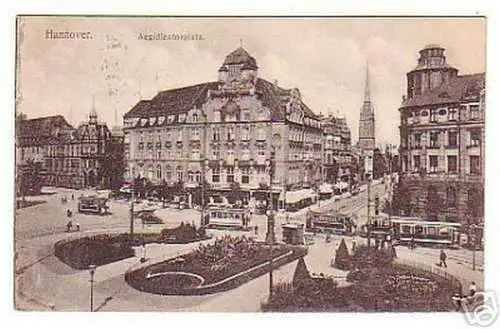 13481 Feldpost Ak Hannover Aegidientorplatz 1917