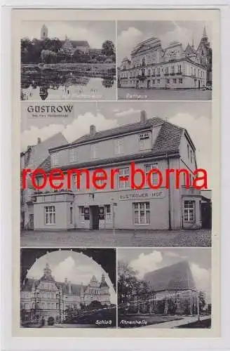 81465 Mehrbild Ak Güstrow i. Meckl. Rostockerstr. 30 Güstrower Hof um 1930