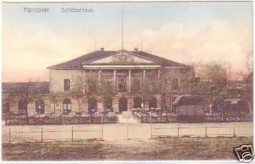 28568 Feldpost Ak Hannover Schützenhaus 1916