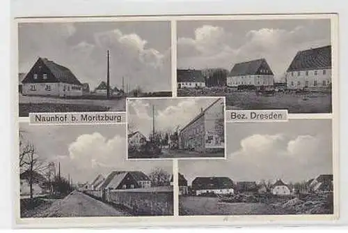 44587 Ak Naunhof bei Moritzburg Bez. Dresden 1940