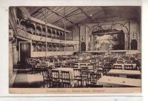 46885 Ak Dresden Strehlen Variete Theater Königshof 1913