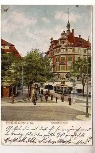 51772 Ak Freiberg in Sachsen Erbisches Thor 1903