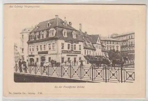 46434 Ak Leipzig an der Frankfurter Brücke um 1905