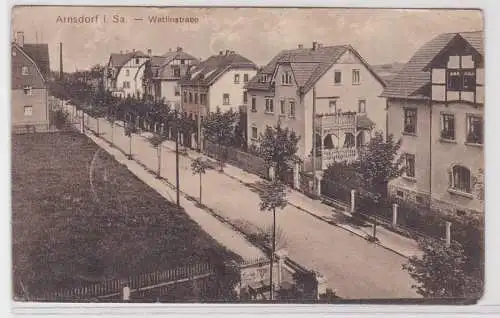 90248 Ak Arnsdorf in Sachsen Wettinstrasse 1916