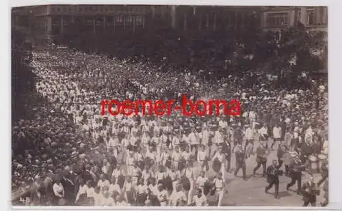 88027 Foto Ak 1. Deutsches Arbeiter-Turn- u. Sportfest in Leipzig 22.-25.7.1922