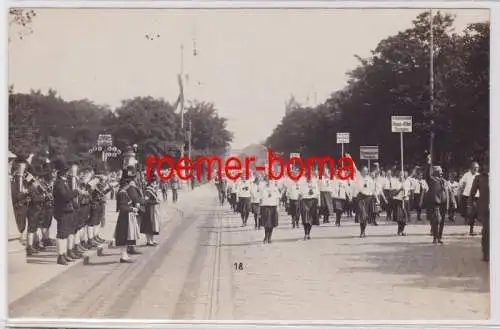 88026 Foto Ak 1. Deutsches Arbeiter-Turn- u. Sportfest in Leipzig 22.-25.7.1922