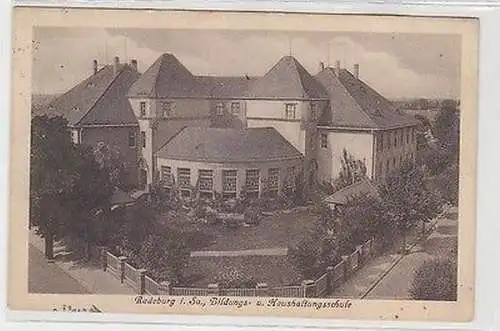 67712 Ak Radeburg in Sachsen Bildungs- und Haushaltungsschule 1927