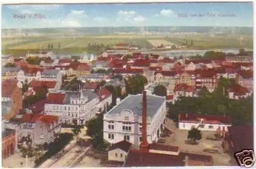 27818 Feldpost Ak Riesa Blick von der Trinitatiskirche