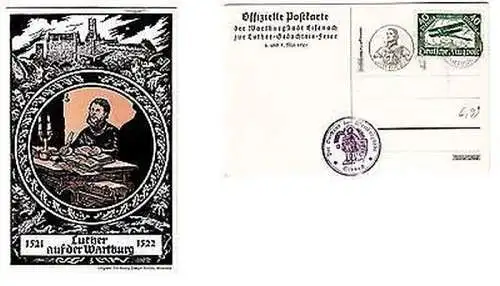 64879 Ak Wartburgstadt Eisenach zur Luther Gedächtnis Feier 1921