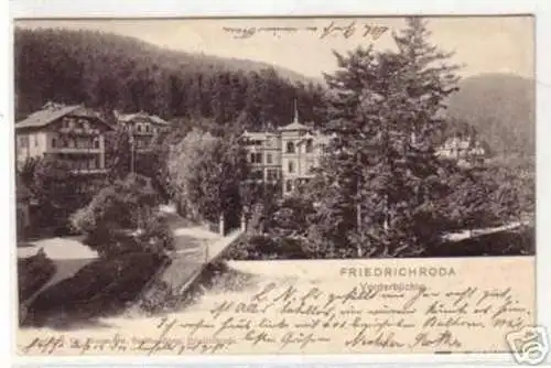 09071 Ak Friedrichroda Vorderbüchig 1902