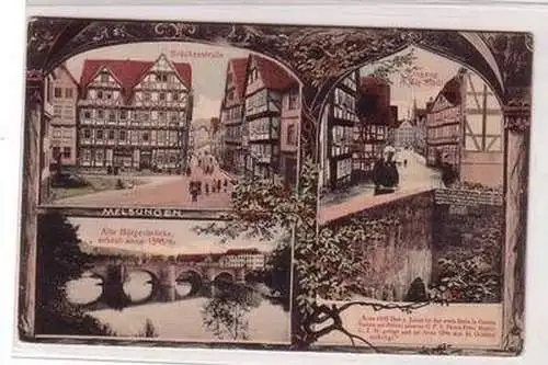 53455 Mehrbild Ak Melsungen Brückenstraße, Eingang in die Stadt usw. um 1910