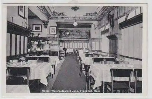 49603 Ak Frankfurt Main Hotel Weinrestaurant Jene um1930
